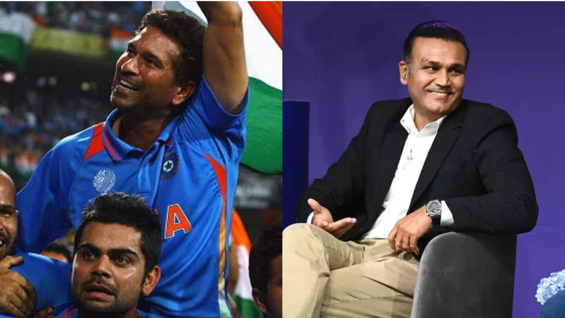 Sehwag Exposes the Heartwarming Reason Behind Kohli's Gesture for Tendulkar After the 2011 WC Final Triumph
